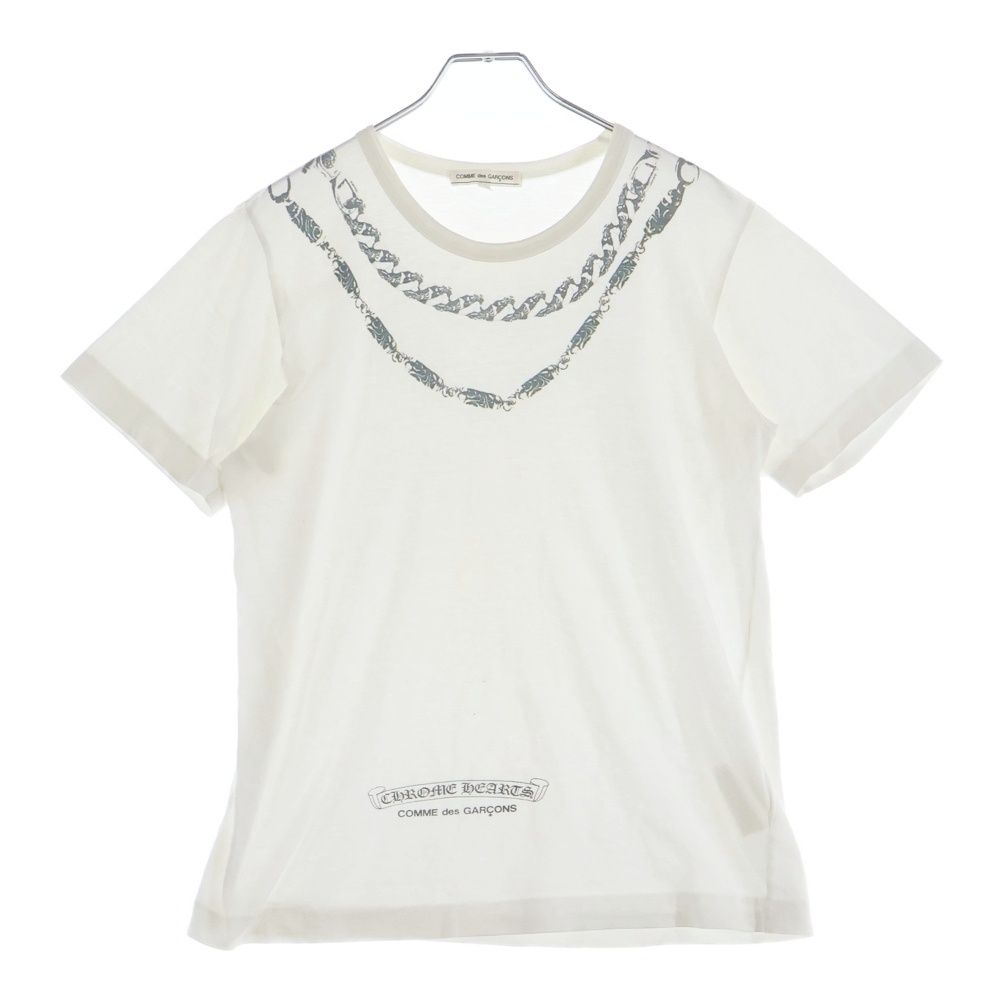 Chrome Hearts Comme Des Garcons Fancy Rolla Short Sleeve T-Shirt White