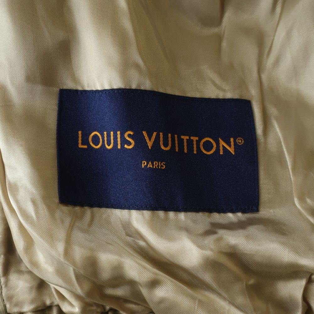 Louis Vuitton Embroidery Signature Bomber Jacket Beige — view 6