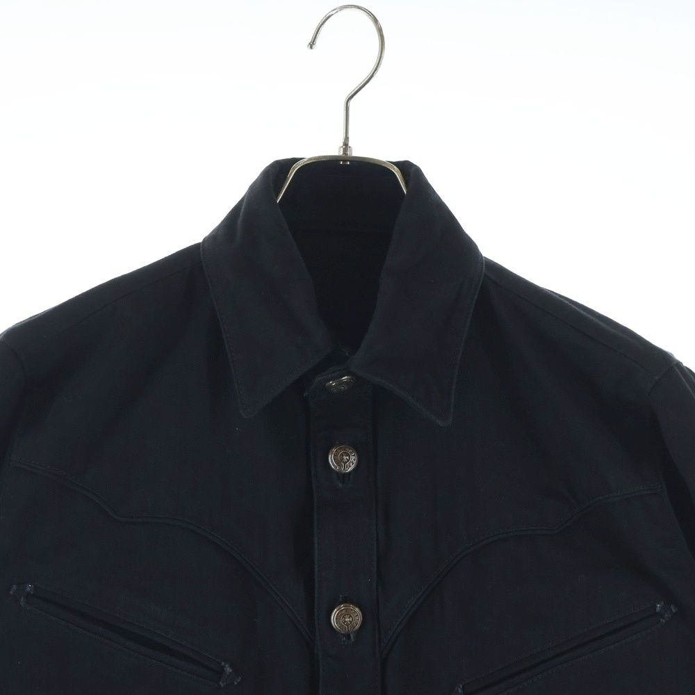 Chrome Hearts Vintage Denim Back Funi Western Jacket Black — view 3