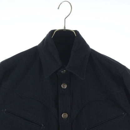 Chrome Hearts Vintage Denim Back Funi Western Jacket Black — view 3