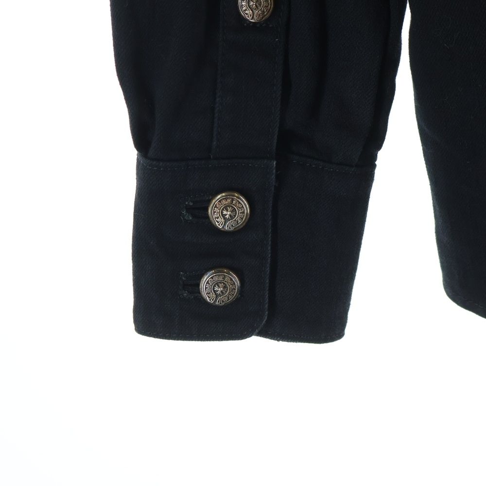 Chrome Hearts Vintage Denim Back Funi Western Jacket Black — view 4