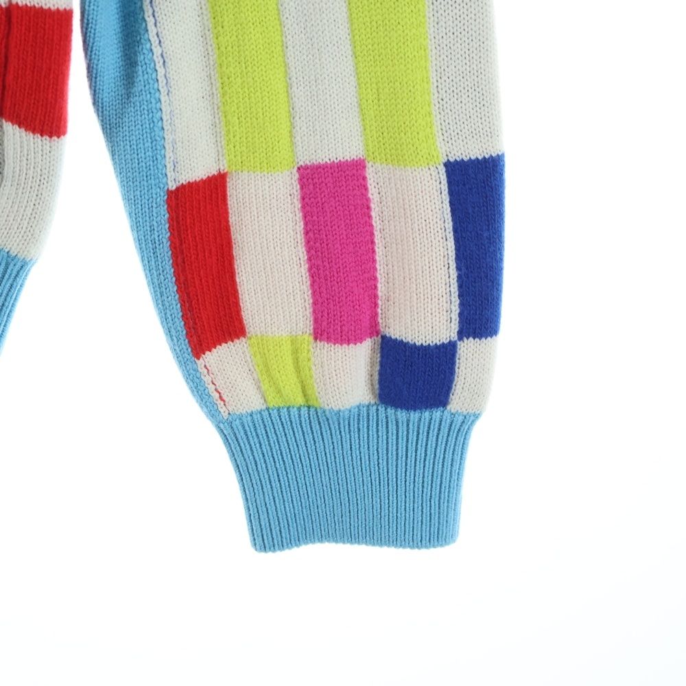 Louis Vuitton Dist Ted Giant Damier Neck Knit Sweatshirt Multi Ztb — view 4