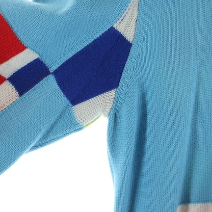 Louis Vuitton Dist Ted Giant Damier Neck Knit Sweatshirt Multi Ztb — view 5