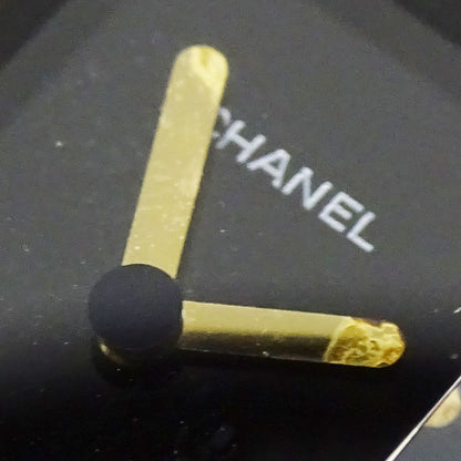 Chanel Watch Premiere Quartz Leather M Square Gold Black — view 7