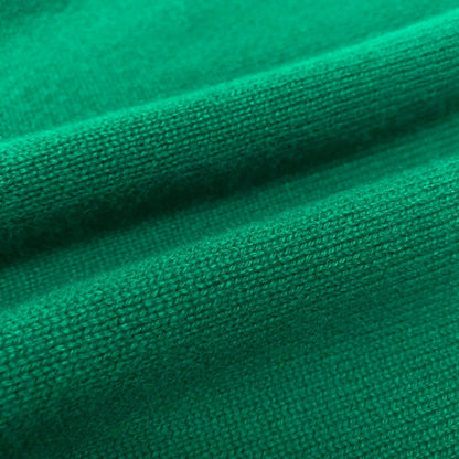 Hermes Front Cashmere Knit Dress Logo 40 Green — view 6