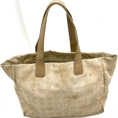 Chanel Tote New Travel Beige CC Logo Business — view 2