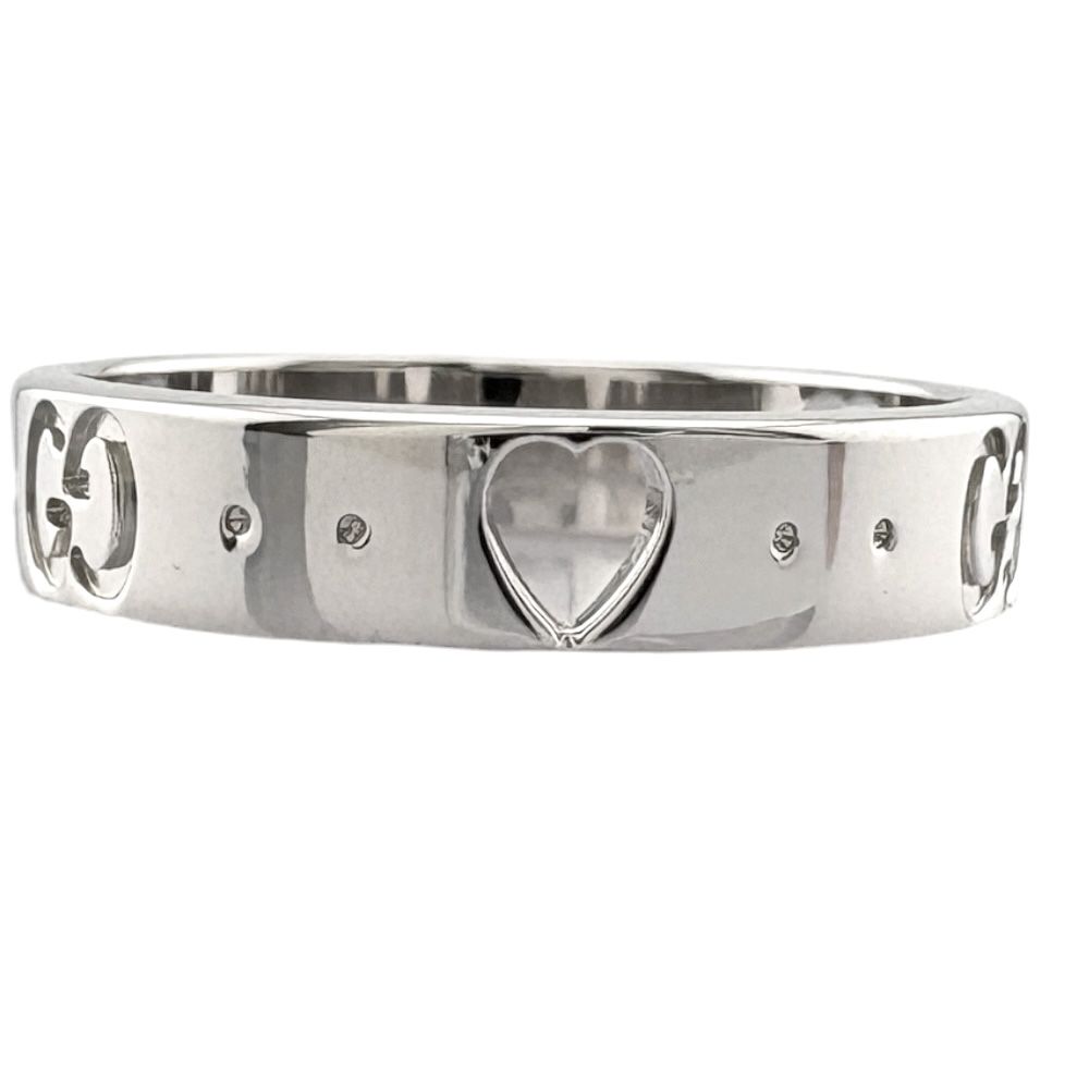Gucci Icon Amor Ring 18k White Gold — view 3