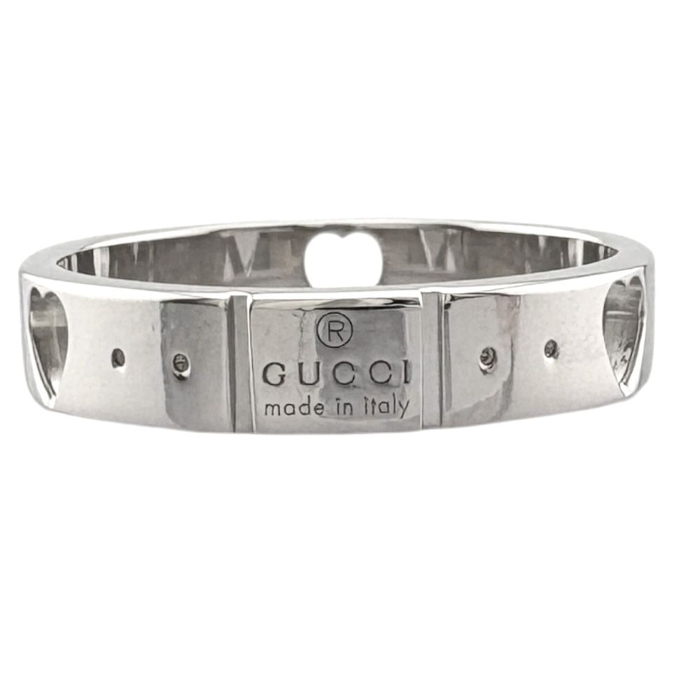 Gucci Icon Amor Ring 18k White Gold — view 4