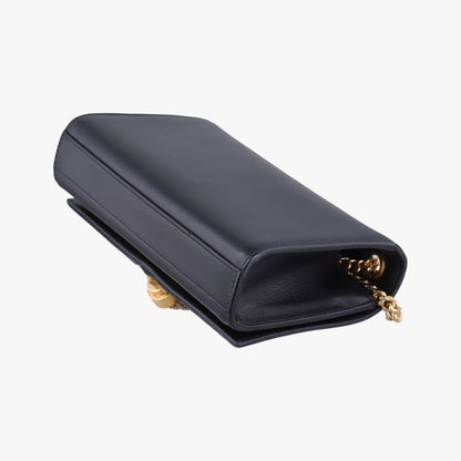 Saint Laurent Yves Kate Black Leather Messenger Bag — view 6