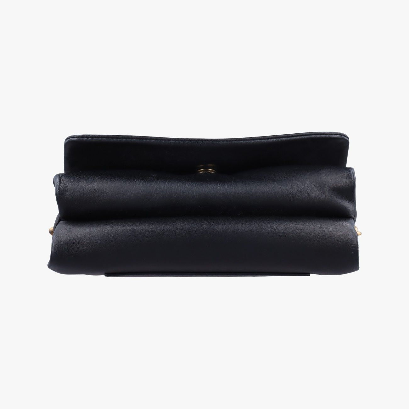 Versace Medusa Black Leather Messenger Bag — view 3