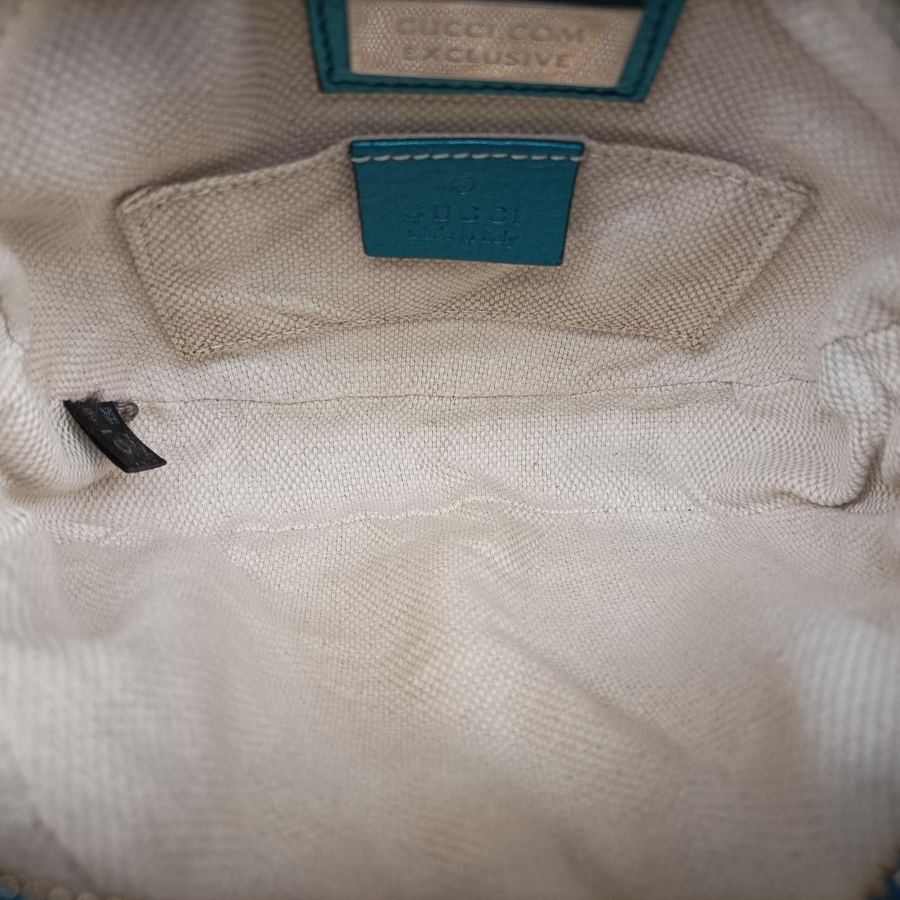 Gucci Soho Blue Leather Messenger Bag — view 9