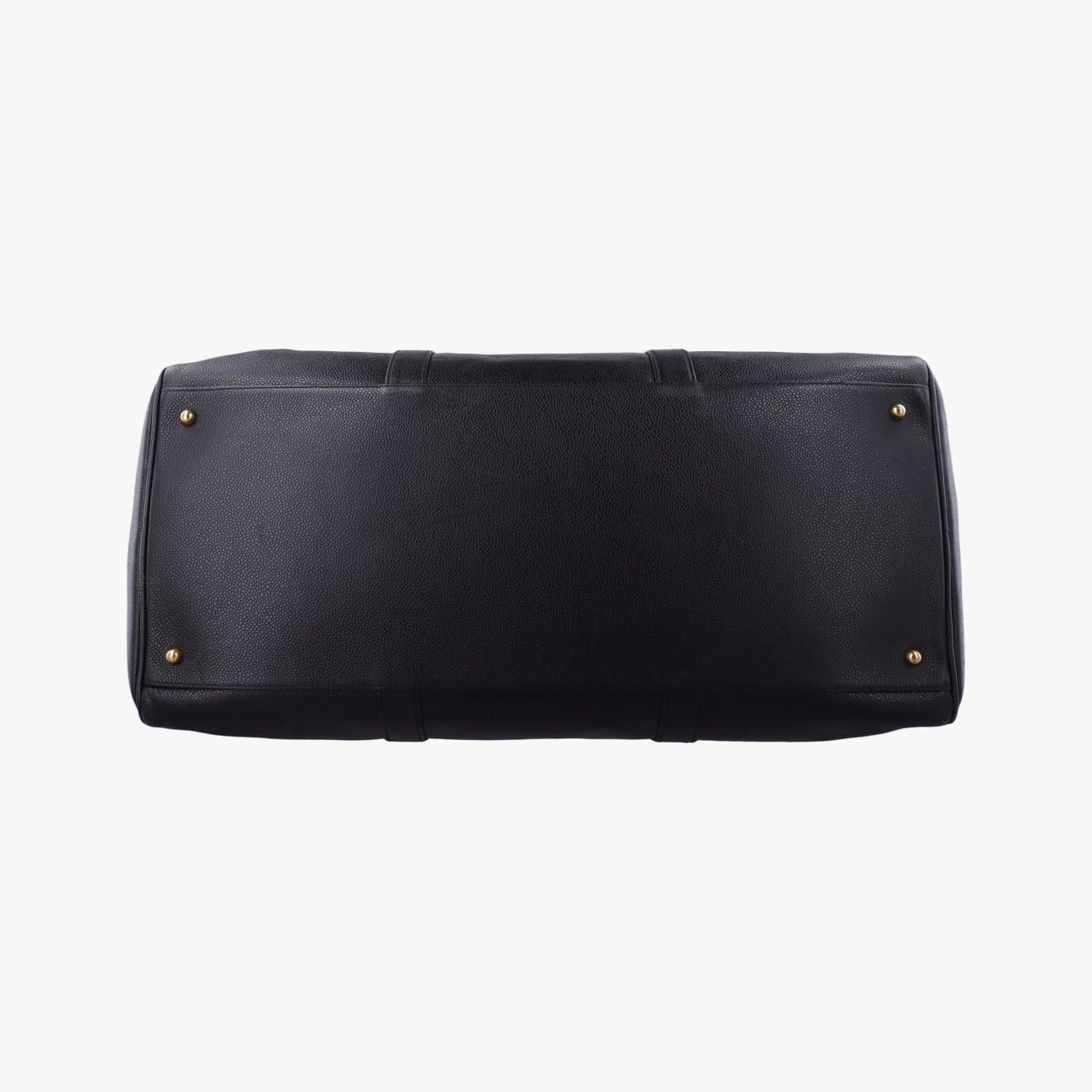 Chanel Big CC Logo Boston Black Caviar Leather Handbag — view 3