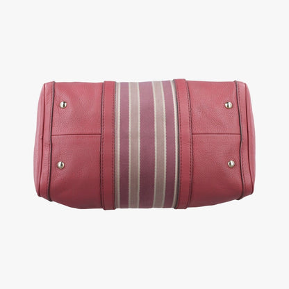 Gucci Sherry Line Pink Multicolor Leather Messenger Bag — view 3
