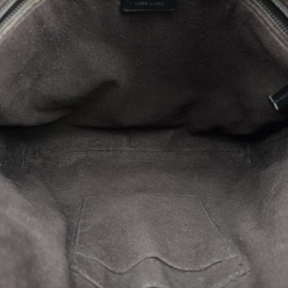 Gucci GG Carre Beige Black Canvas Leather Tote — view 9