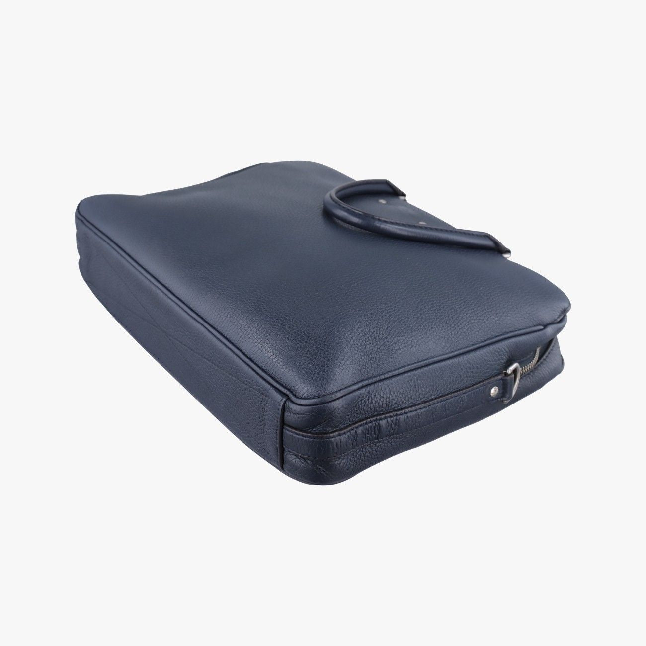 Louis Vuitton Alma Briefcase MM Navy Taurillon Leather — view 4