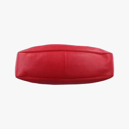 Gucci Bamboo Red Leather Messenger Bag — view 3