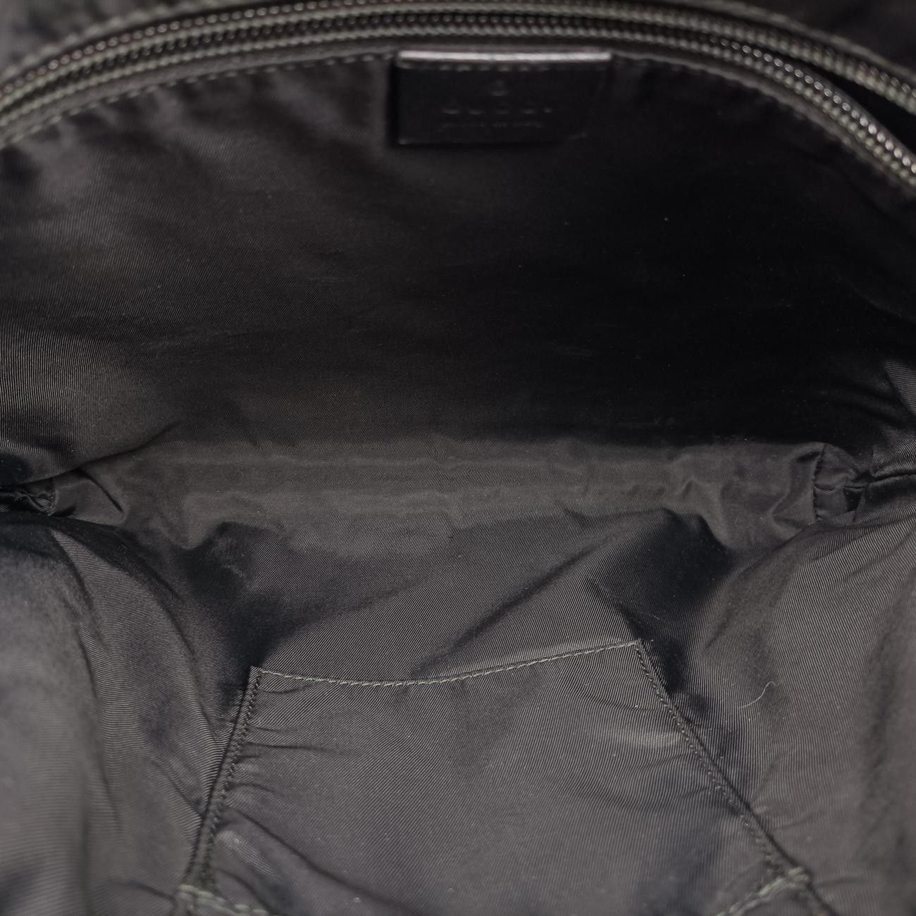 Gucci GG Supreme Black Canvas Tote — view 9