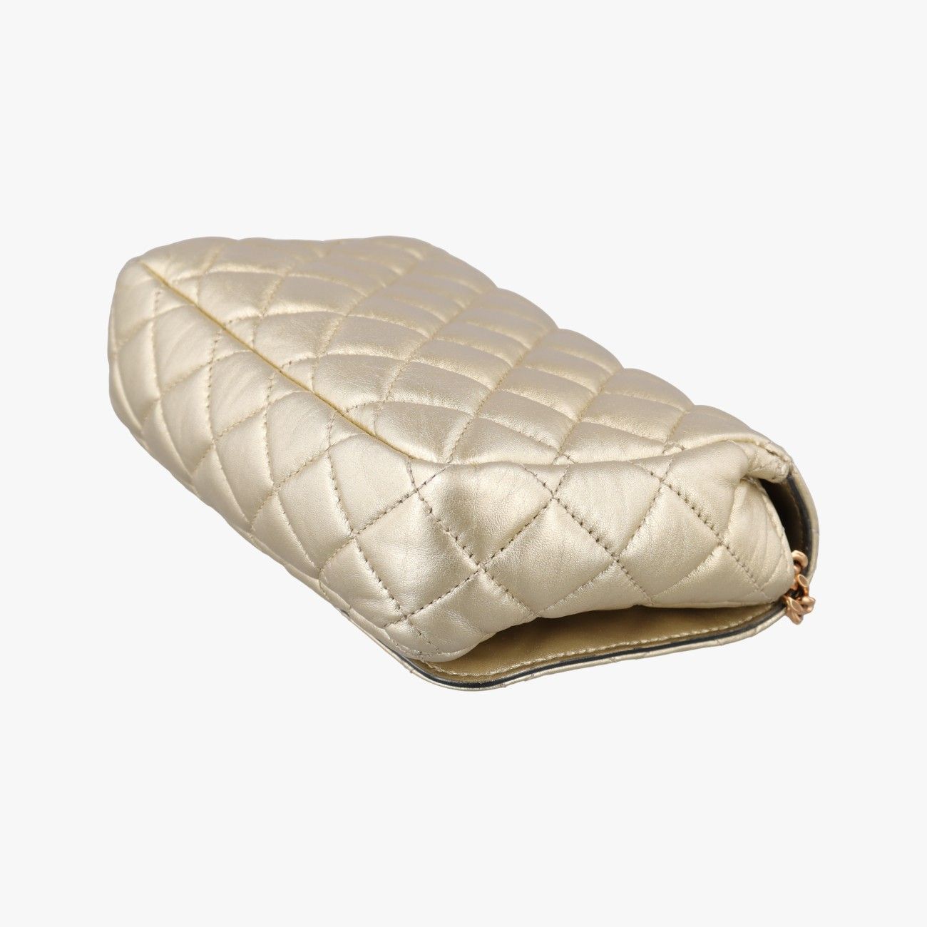 Versace Medusa Gold Leather Messenger Bag — view 6