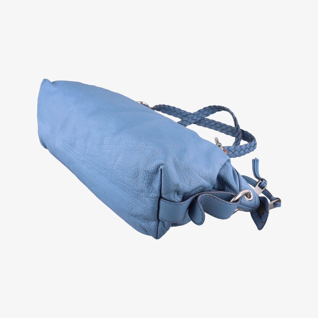 Gucci Bamboo Bar Blue Leather Messenger Bag — view 6