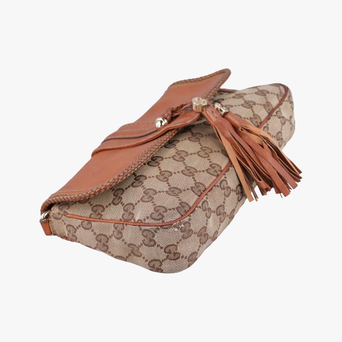Gucci Marrakech Beige Brown Canvas Leather Messenger Bag — view 5