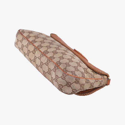 Gucci Marrakech Beige Brown Canvas Leather Messenger Bag — view 6