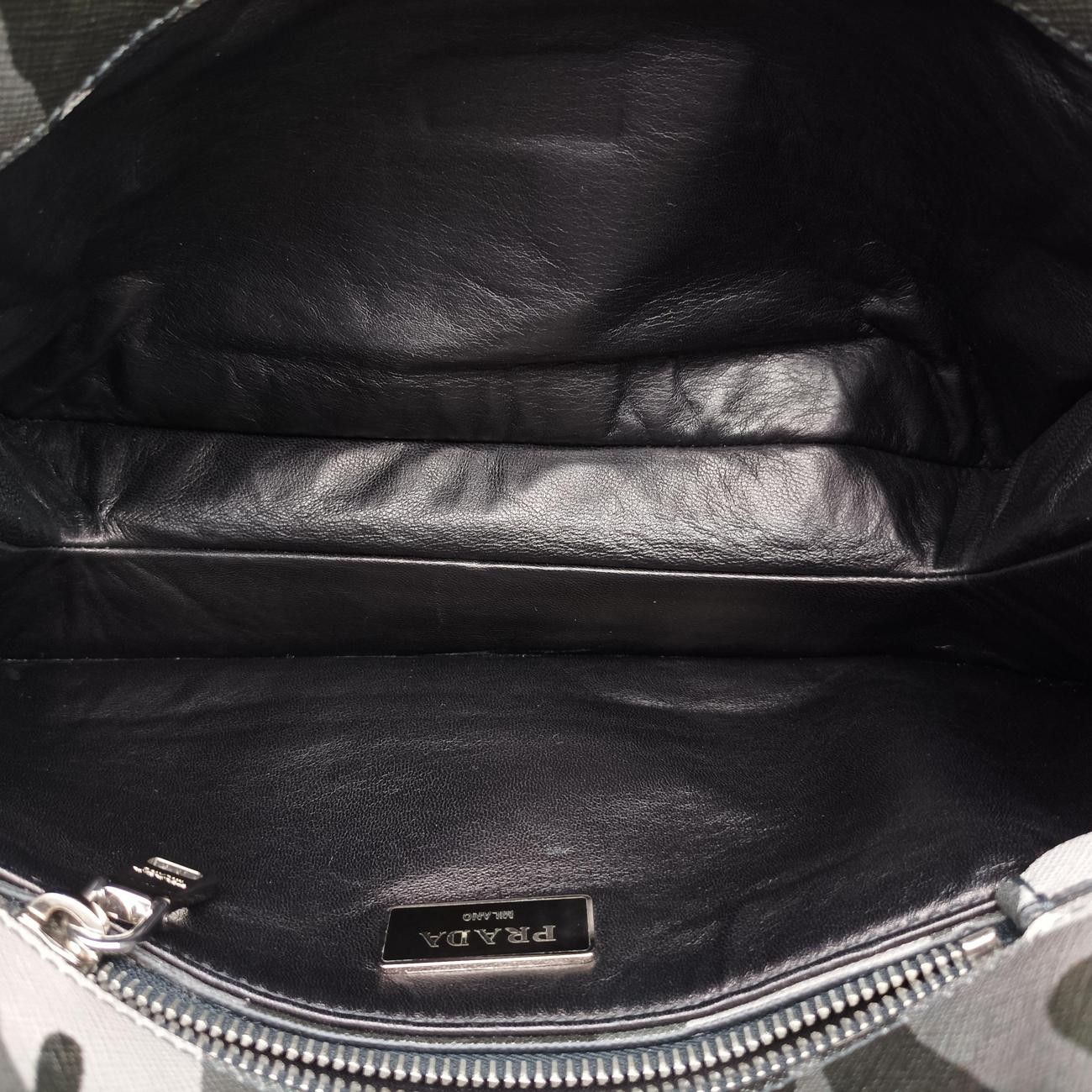 Prada Sound Multicolor Saffiano Leather 14 Messenger Bag — view 9