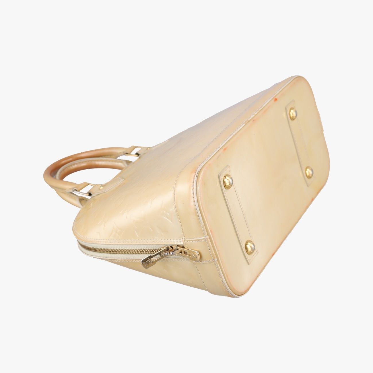 Louis Vuitton Alma PM Dune Vernis Handbag — view 7