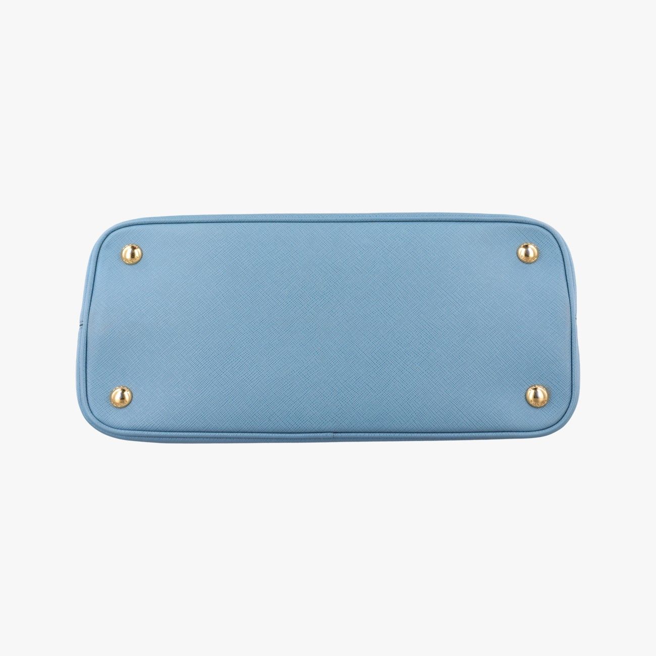 Prada Promenade Blue Saffiano Leather Messenger Bag — view 3