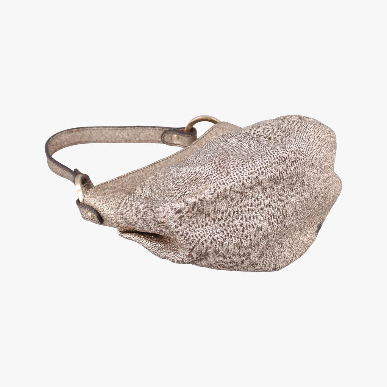 Fendi Mini Chef Gold Leather Wtj Handbag — view 5