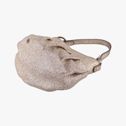 Fendi Mini Chef Gold Leather Wtj Handbag — view 6