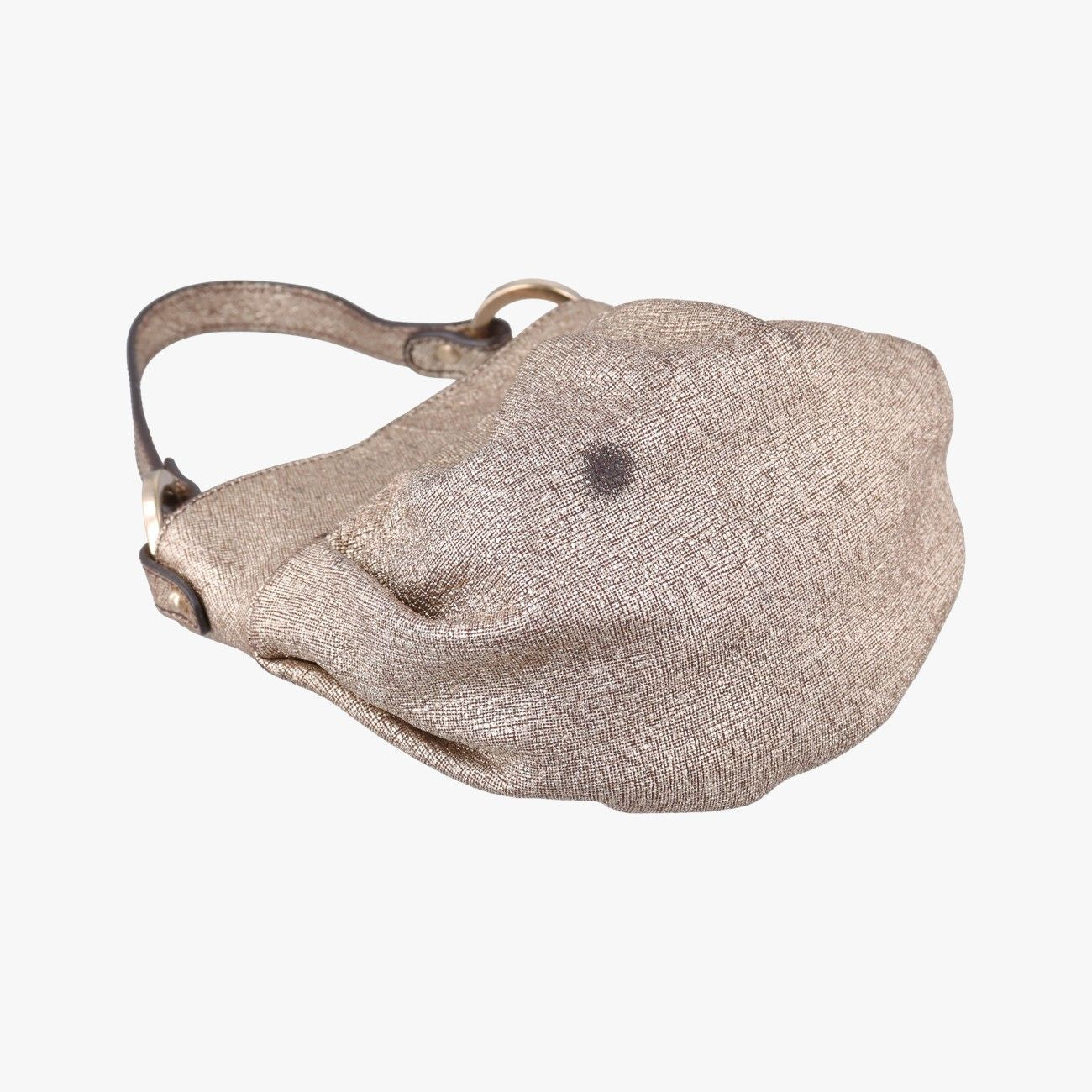 Fendi Mini Chef Gold Leather Wtj Handbag — view 7