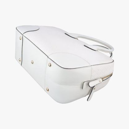 Gucci Bright Diamante White Leather Messenger Bag — view 6
