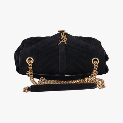 Saint Laurent Yves Envelope Black Messenger Bag — view 8