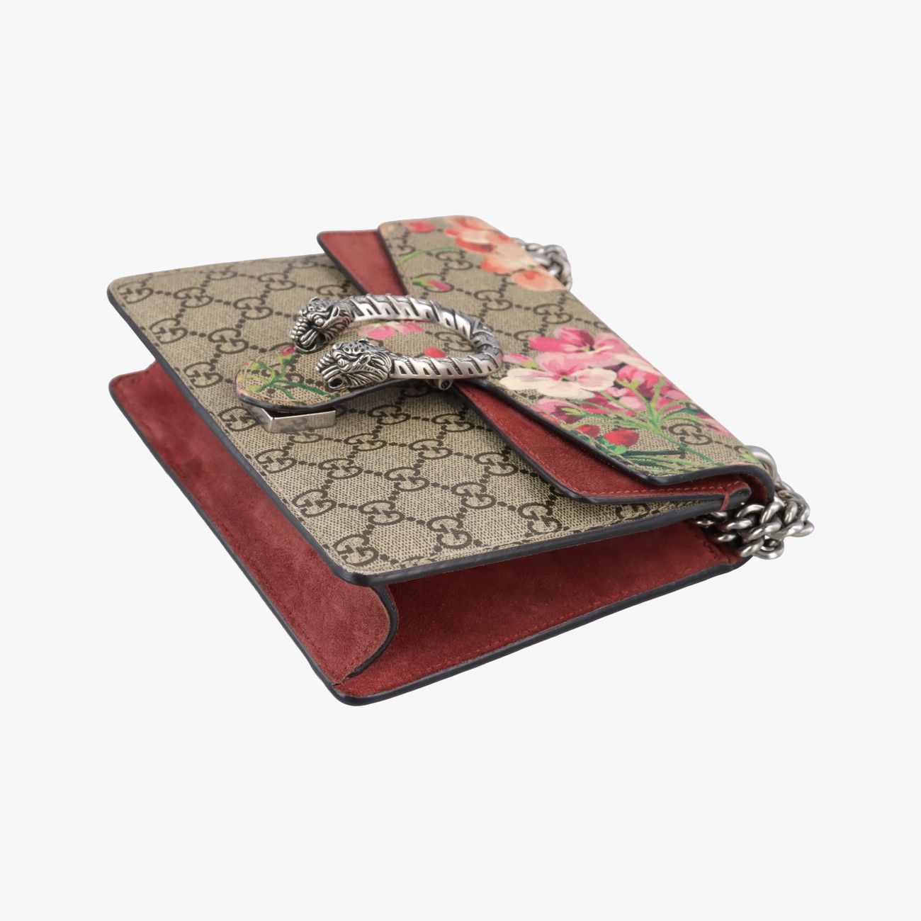 Gucci Dionysus Beige Red Multicolor Canvas Messenger Bag — view 4