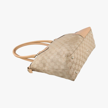 Gucci Horsebit Web Beige Multicolor Canvas Leather Messenger Bag — view 7