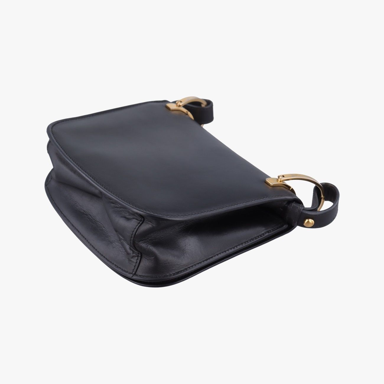 Prada Pioneer Black Leather 25 Messenger Bag — view 6