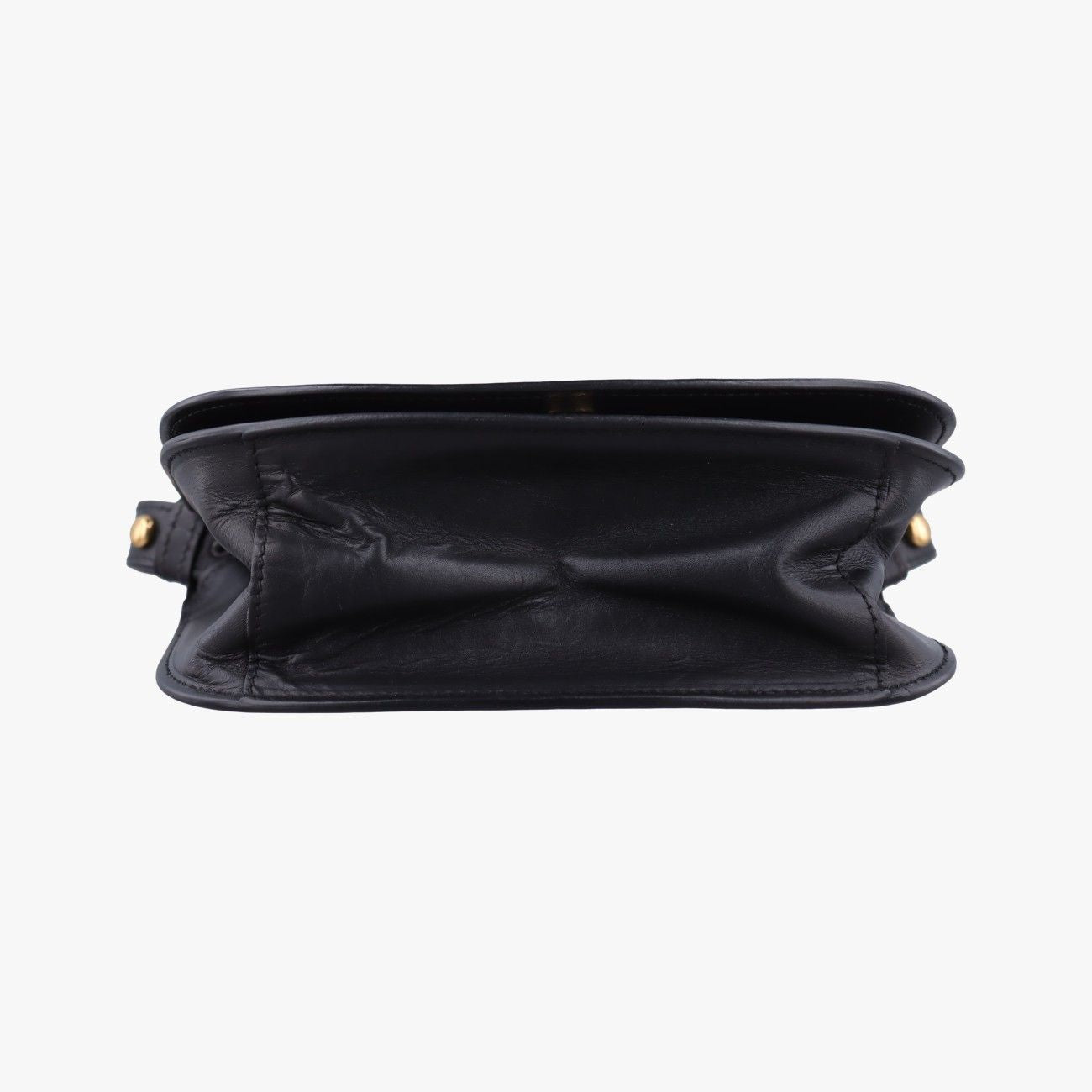 Prada Pioneer Black Leather 25 Messenger Bag — view 3