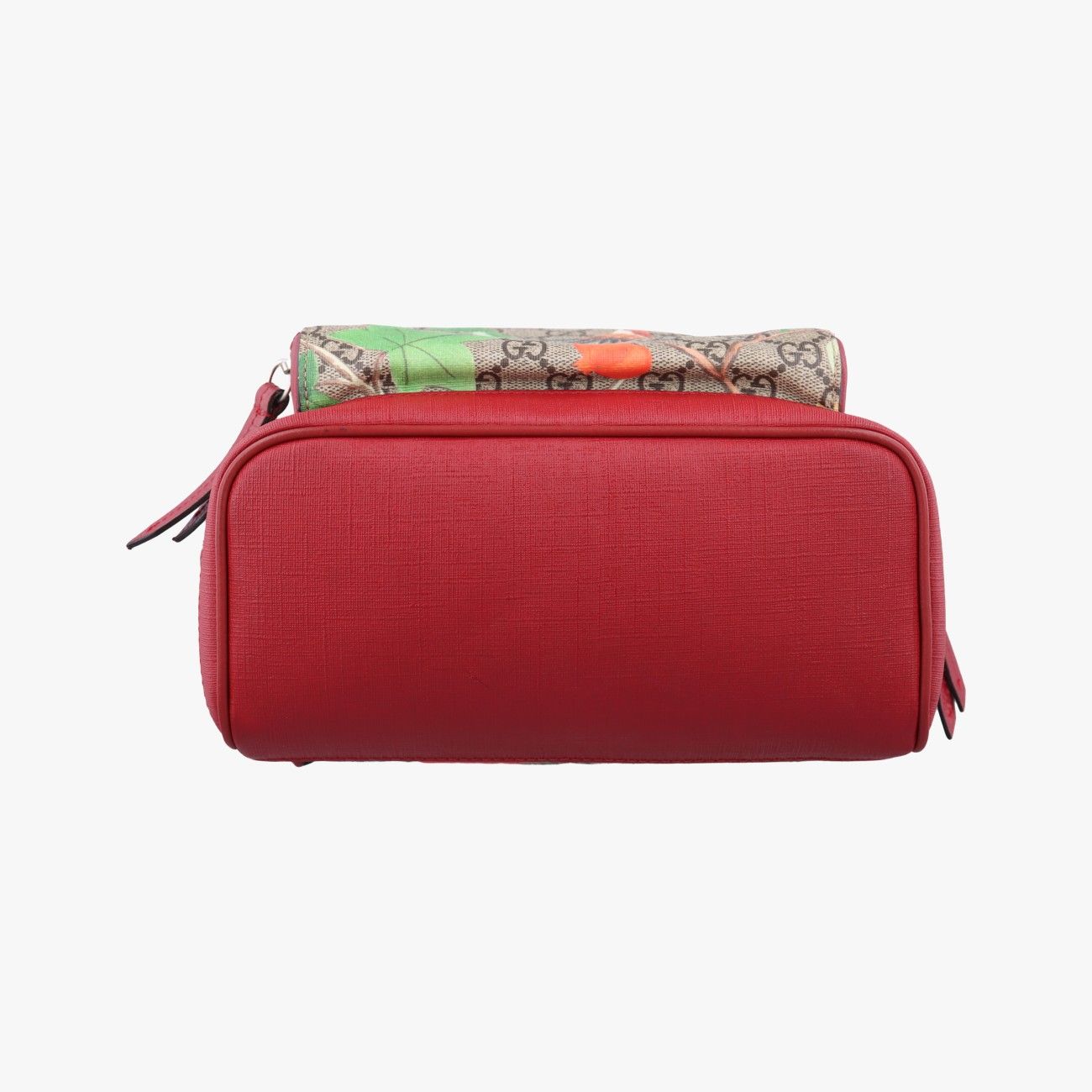 Gucci GG Supremutian Beige Red Multicolor Canvas Leather Backpack — view 3