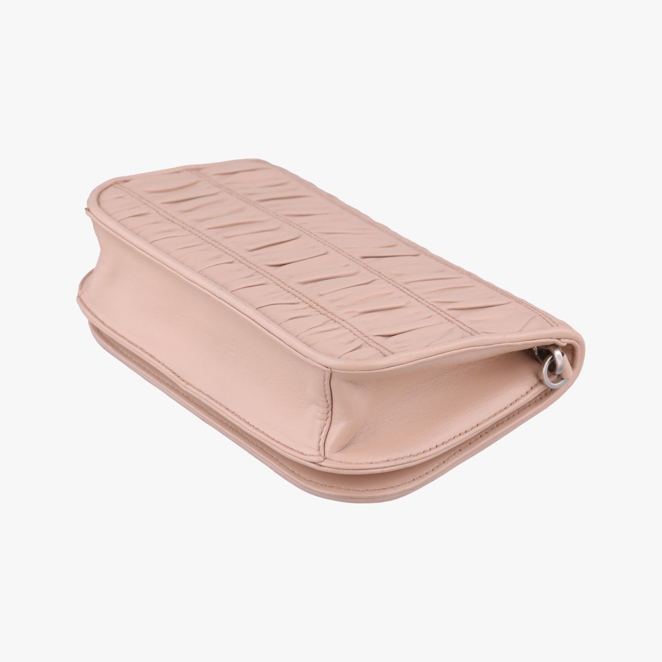 Prada Gather Pink Leather Messenger Bag — view 6