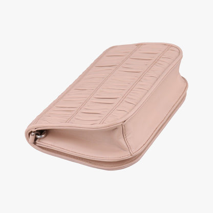 Prada Gather Pink Leather Messenger Bag — view 7
