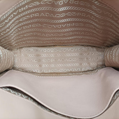 Prada Gather Pink Leather Messenger Bag — view 9