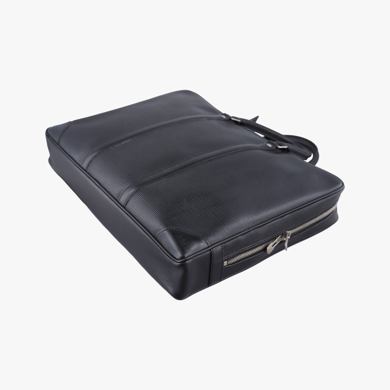Louis Vuitton Porto Document Voyage Black Epi Handbag — view 6