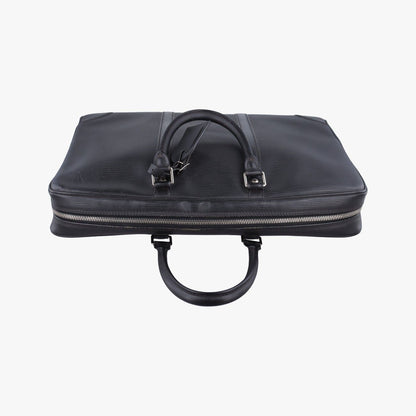 Louis Vuitton Porto Document Voyage Black Epi Handbag — view 8