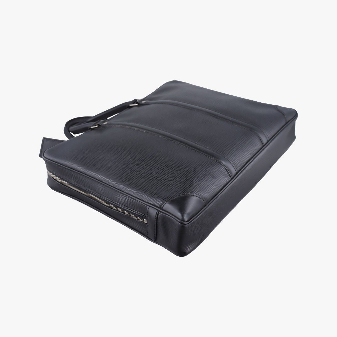 Louis Vuitton Porto Document Voyage Black Epi Handbag — view 7