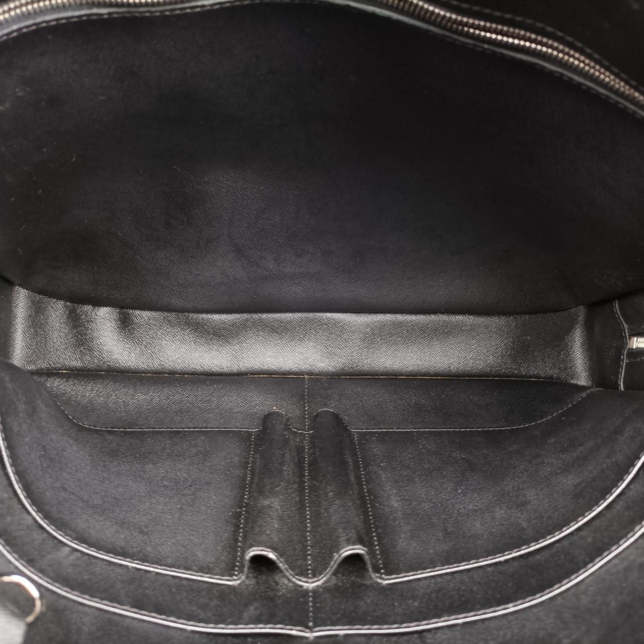 Louis Vuitton Porto Document Voyage Black Epi Handbag — view 9