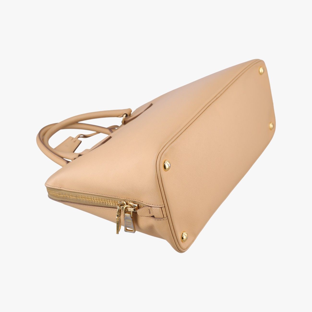 Prada Promenade Beige Saffiano Leather 113 10 Handbag — view 7