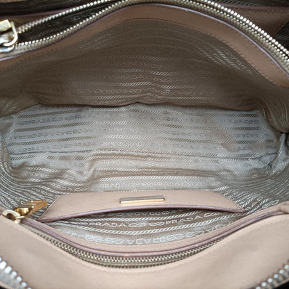 Prada Promenade Beige Saffiano Leather 113 10 Handbag — view 9
