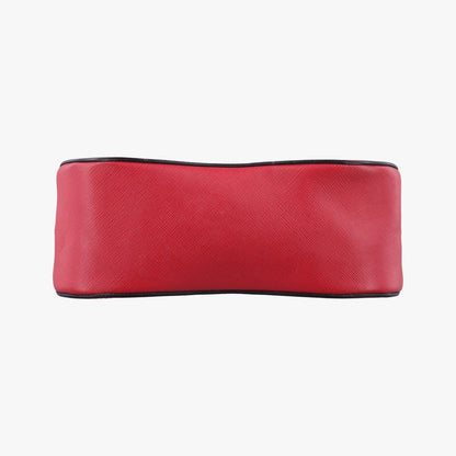 Prada Sydney Red Saffiano Leather 7 Messenger Bag — view 3