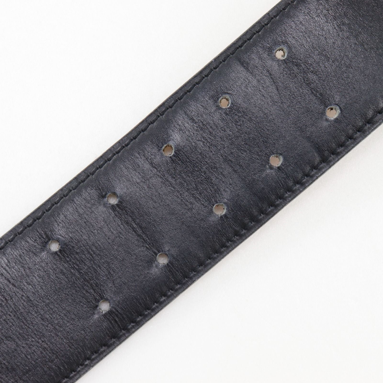 Hermes Hose Buckle Reversible Vintage Box Calf Gold Plated Black Brown Belt — view 6