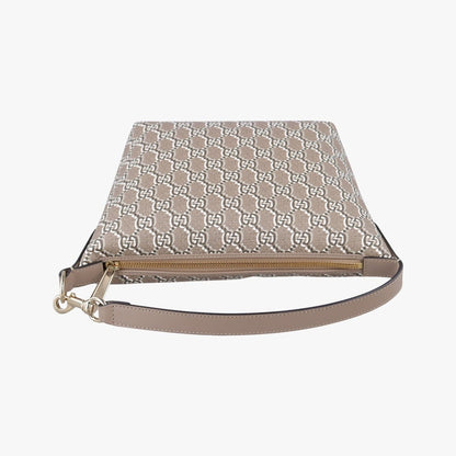 Gucci GG Shadow Beige Canvas Leather Handbag — view 8